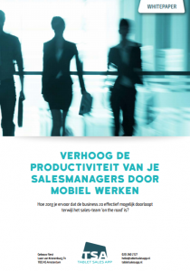 Verhoog de productiviteit van je salesmanagers door mobiel werken